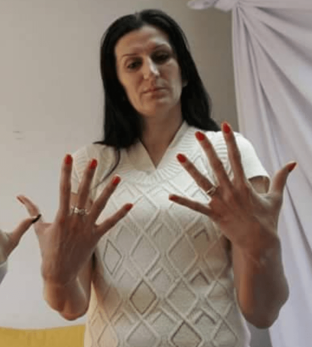Women with large hands