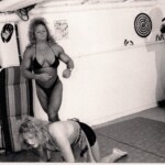 Me, filming Karla Nelsen and Silke in "Pythons Next Victim"